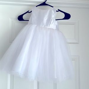 White Flower Girl Dress